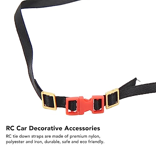 5PCS RC Crawler Accessories, Roof Rack Straps, 1/10 RC Crawler Compatible with 1/10 RC Pedrail SCX10 D90 WPL D12 TF2 YK6101