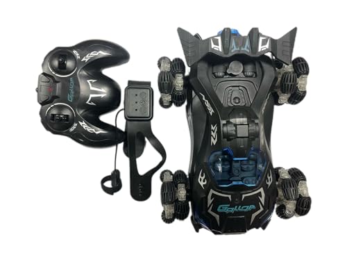 Lateral Drift Remote Control Car 4WD All-Terrain Climbing RC Vehicle, Self-Righting Design for Rough Ground, for Kids Ages 6+ (Dual Remote Control)