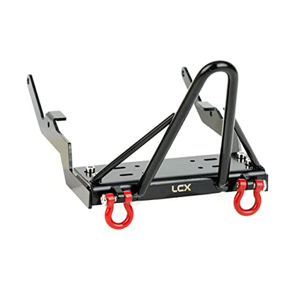 LCX Racing 1/10th RC Crawler Car CNC Machined Metal Front Bumper for Axial Capra Unlimited Trail Buggy UTB10, Upgrades Parts Accessories