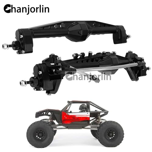 1/10 RC Crawler Car Front and Rear Currie F9 Portal Axle Set Assemble Compatible with 1:10 Scale RC Crawler Car Axial Capra UTB10 1.9 UTB Upgrade Parts (Front Axle) - color: Front Axle