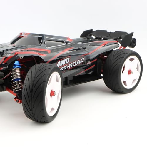 4 Pieces 12mm Hex Off-Road RC Eletric Buggy Wheels & Tires for 1/16 1/14 1/12 1/10 Scale H16PL JC16EP 16207 124010 144010 124017 124018 RC Buggy Trucks Cars