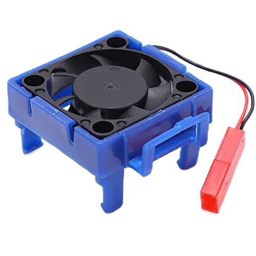 JTLB RC Motor Cooling Fan, Mini Motor Heat Sinks with Integrated Connector Clip, Compact Size for VXl‑3S ESC, Suitable for Slash, Bandit,