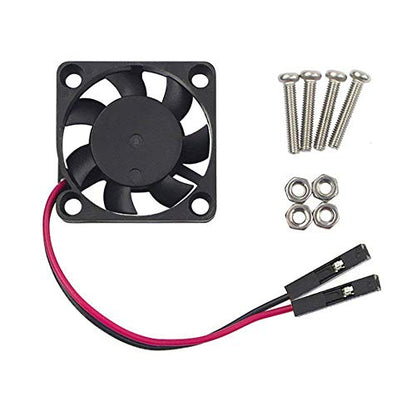 2Pcs 3007 Fan for Raspberry Pi 5 30x30x7mm Cooler Pi Brushless Cooling Case Fan 30MM 1.18in 3.3V 5V DC Quiet for Raspberry Pi 4, Pi 3 B+, Pi 3 B, 2, B+, Pi Zero/Zero W,Robot Project - color: Black-2pcs