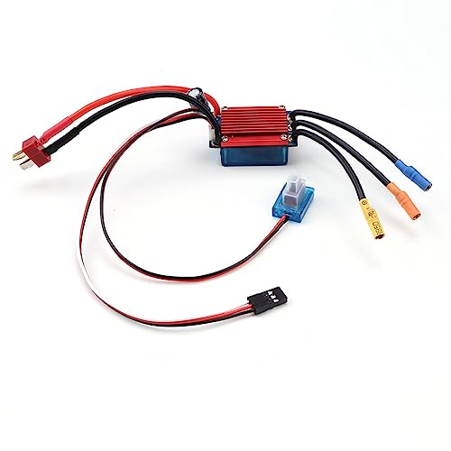 HUIOP 25A Brushless ESC, 25A Brushless ESC Electric Speed Control Waterproof for 1/14 1/16 Car Off Road Truck