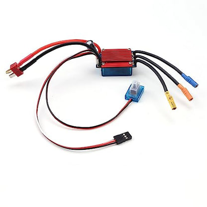 HUIOP 25A Brushless ESC, 25A Brushless ESC Electric Speed Control Waterproof for 1/14 1/16 Car Off Road Truck