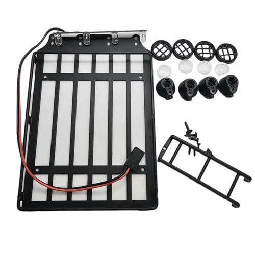 RC Lighting Kit for C8801 1/18 for Universal Roof Racks Luggage Carrier Frame with Light RC Crawler Car Upgrade Accessories Parts