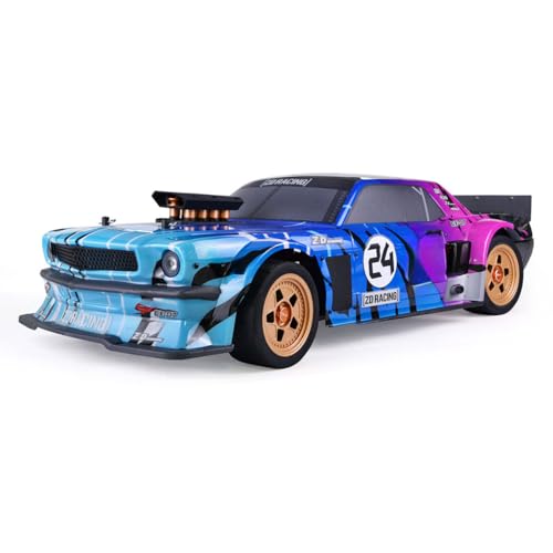 TOUCAN RC HOBBY 1/7 Racing EX07 RC Sports Car Electric Remote Control On Road Vehicle 4082 Brushless Motor Light System Alloy Shock Absorber - color: Bupk