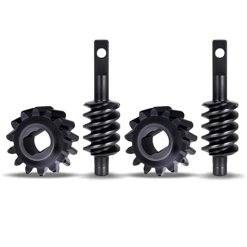 GOUPRC 2/14T Steel Differential Gear Worm Gear for SCX30 1/30 Axial RC Crawler Upgrades, 2 Pairs - style: 14T of 2 Pairs