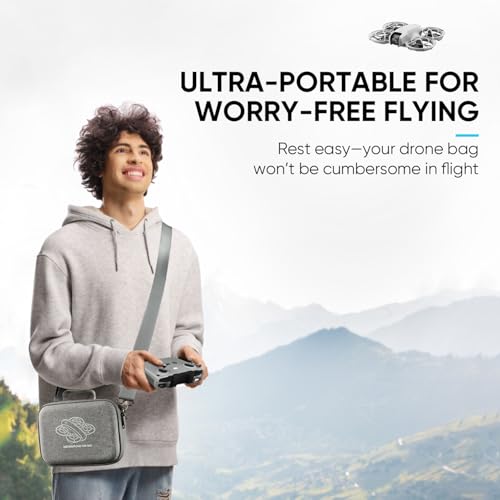 GAGITERVR N3 Neo Drone Hard Carrying Case Compatible with DJI Neo Drone Fly More Combo- 6 Flight Batteries, RC-N3/N2, Charging Hub & Accessories, Portable Protection Shoulder Strap for Travel Storage - size: For 6 Batteries/RCN3/Charging Hub