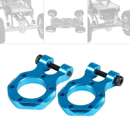 DYNWAVE 2 Pieces RC Tow Hook Aluminum Alloy, Light Turquoise Shackle Shackle, CNC, 1/10 RC Crawler Vehicle, RC Car Accessory, Easy & Replacement