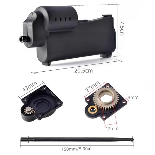 RC Electric Power Starter 70111A 11003 Handheld Start Drill Holder Plate Igniter Nitro Engine Tools Kit for 1/10 1/8 Buggy Truck Car HSP Accessories Vertex 16 18 21 Cxp Roto Without Battery