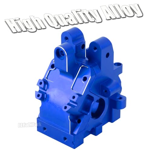 RC Center Gearbox & Front or Rear Transmission Case Upgrades Part for 1/5 Kraton 8S BLX Outcast 8S BLX,Aluminum Alloy Front or Rear Gearbox & Center Transmission Gearbox Hops Up,Navy Blue - color: Navy Blue - (Gearbox)