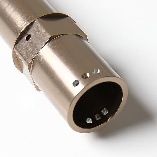 GTBRacing Metal Front Rear Axle Housing Set Fit Kyosho Mad Force Kruiser FO-XX Mad Crusher New USA-1 Upgrade Part (Titanium) | Aluminum Kyosho Mad Crusher Foxx USA-1 Axle - color: Titanium