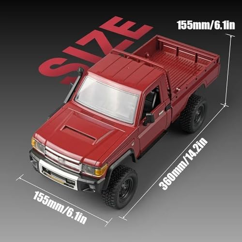 1/12 RC Truck LC 79 Pickup Trucks 2.4G Full Proportional Rock Crawler 4WD Electric Remote Control Car Off-Road Climbing Vehicle RTR 280 Motor LED Searchlight Hobby Grade Drift Car 2 Batteries - color: Beige