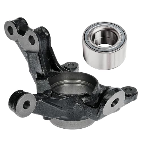Detroit Axle - 2pc Front Loaded Steering Knuckle Kit for 2009-2019 | Toyota Corolla 2009-2013 Matrix, 2010 2011 2012 Driver Side Steering Knuckle, Wheel Press Bearing Replacement - size: 2UW471862/Kit