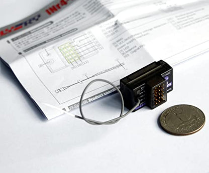 Flysky INr4 Gyro Receiver 4 Channels, for Flysky NB4, NB4+, Noble Lite, Noble Pro Radio Transmitter AFHDS 3