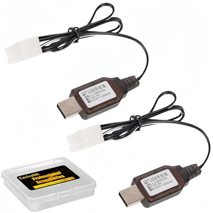 9.6V Tamiya Connector 9.6V USB Charger Cable for Nerf Rival Airsoft NiCd/NiMH Battery Charging Cable for RC Car 9.6V Charger