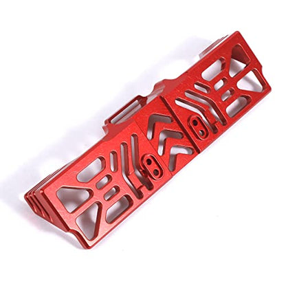 Aluminum Alloy Battery Tray Mount for Axial SCX10 III AXI03007 1/10 RC Crawler Upgrade Parts (Red) - color: Red