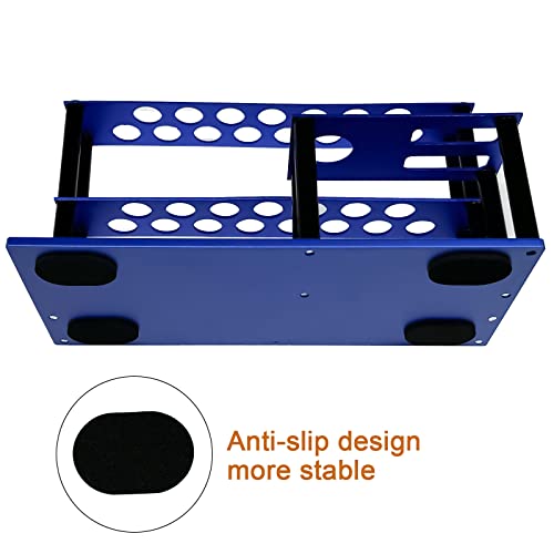 Screwdrivers Organizer Kit - RC Tools with Built-in Screw Tray, Hex Cross Screw Driver, Pliers - Storage Rack - color: Blue