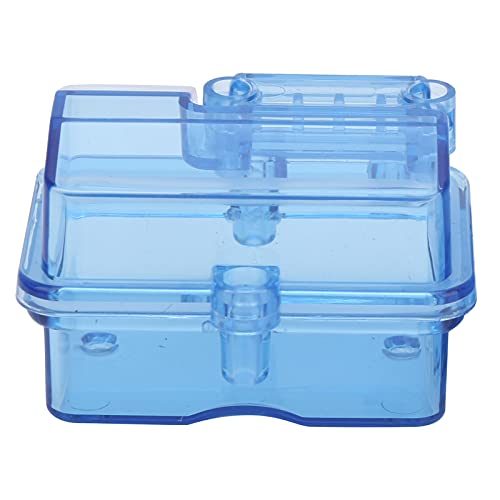 Pissente RC Receiving Box, 2Sets Transparent Blue Plastic RC Receiver Box Radio Receiver Protector Receiving Box for RC Car Boat Model Car Accessories, 2.1x1.5x1.3 in