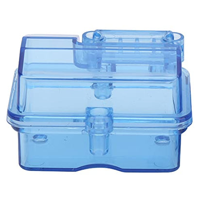 Pissente RC Receiving Box, 2Sets Transparent Blue Plastic RC Receiver Box Radio Receiver Protector Receiving Box for RC Car Boat Model Car Accessories, 2.1x1.5x1.3 in