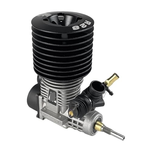 High Performance Methanol Vehicle Nitro Engine Compatible For RC Car 1/8 Buggy Compatible For Monster Truggy FC 28 Engine 4.58CC Pull Starter Engine Carburetor Parts