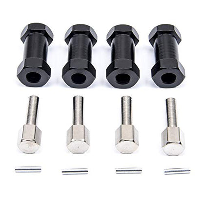 12mm Wheel Hub Hex Spacer 25mm Offset Extension Drive Adapter | For 1/10 Traxxas Rustler Axial SCX10 ii Wraith Gen7 Gen8 D90 - style: 25mm