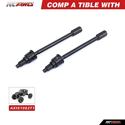 RCAWD Steel Front Drive Shaft for Axial 1/18 UTB18 Capra Trail Driveshaft Upgrade Parts