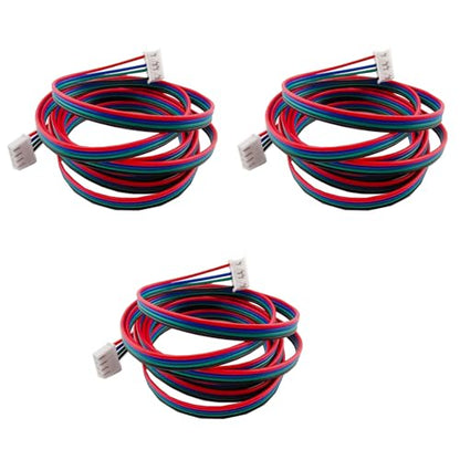 3Pcs 1.5M Stepper Motor Cables XH2.54 4Pin to 6Pin Terminal Motor Wires, Ender 3 Stepper Motor Cable, 4 Pin to 6 Pin 3D Printer Stepper Motor Cables for Nema 17 Stepper Motor, - style: 3Pcs Stepper Motor Cable 1.5M