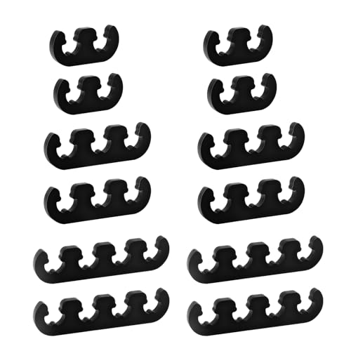 12PCS Spark Plug Wire Separators Kit,2/3/4 Hole Spark Plug Wire Holders Kit for Sparks Plugs Wires 7-8mm,Universal Sparks Plugs Holder Car Accessories for Cars,SUVs,Trucks