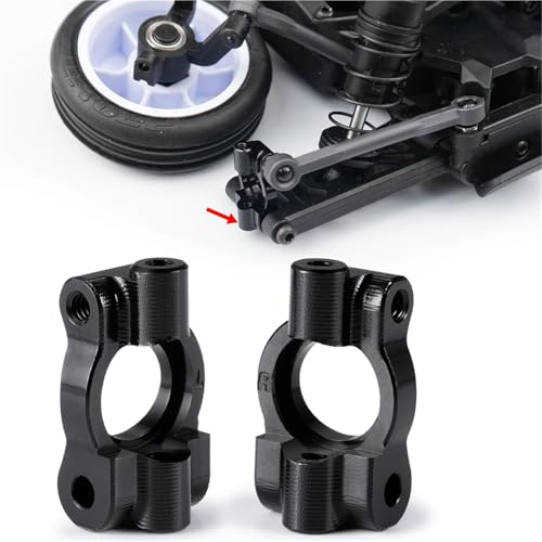 RC Cars Models Parts for Losi 1/24 Micro-B Rc for Buggy Truck Model 2Pcs Aluminum Alloy Caster Blocks Upgrade Parts Decorative Spare Toy Models