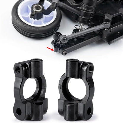 RC Car Upgrade Parts for Losi 1/24 Micro-B Rc for Buggy Truck Model 2Pcs Aluminum Alloy Caster Blocks Upgrade Parts Decorative Spare Toy Models