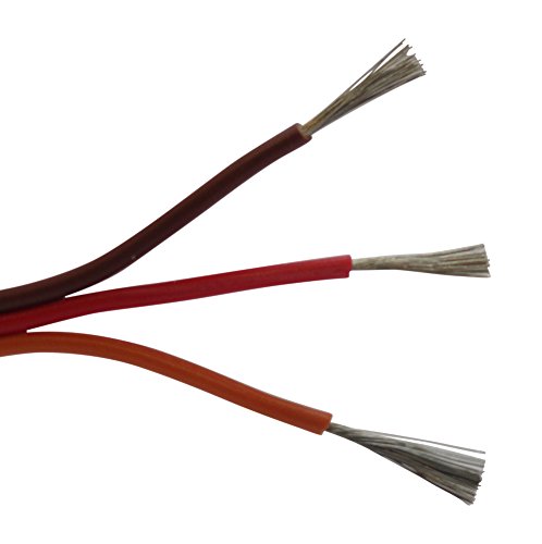 3M / 10' 22Awg Orange Red Brown JR/Spektrum/Hitec Style Servo Wire 1221