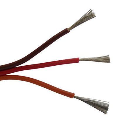 3M / 10' 22Awg Orange Red Brown JR/Spektrum/Hitec Style Servo Wire 1221
