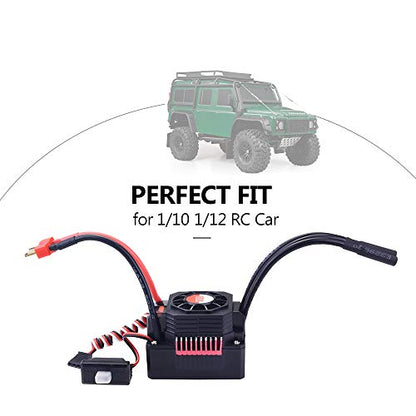 GoolRC Surpass Hobby 60A Brushless ESC Waterproof Electronic Speed Controller for 1/10 RC Car Truck Off-Road