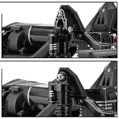 for TRX4M Upgrade 1/18 RC Crawler Car Stainless Steel Overdrive Underdrive Transmission Gear Pinion Set RC Upgrade Accessories