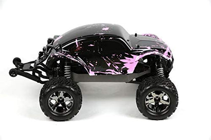 SummitLink Compatible Custom Body Muddy Pink Over Black Replacement for 1/10 Scale RC Car or Truck (Truck not Included) STB-BP-01