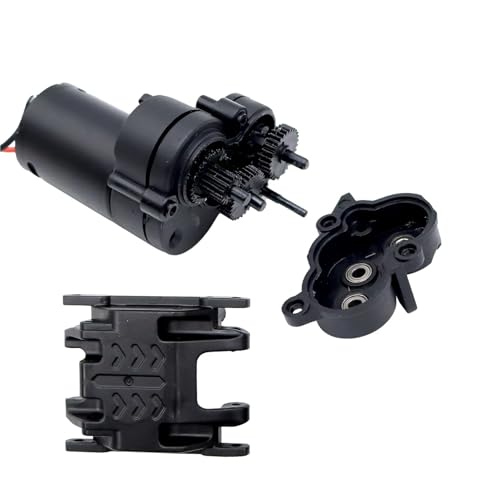 Rc Upgrade Spare Parts for TRX4M for Bronco for Defender for JJRC C8809 C8801 1/18 2-Speed Gearbox Assembly Transmission Motor Set with Servo RC Crawler(Gearbox) - size: Gearbox