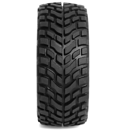 REDSPIDER Aluminum Alloy 1/10 On-Road Rally Wheel Tires 2.95" OD 12mm Hex for 1/10 Tamiya TT01 TT02 XV02 XV01 WLtoys HSP Kyosho WR8 RedCat Sakura HPI (Black) - color: Black