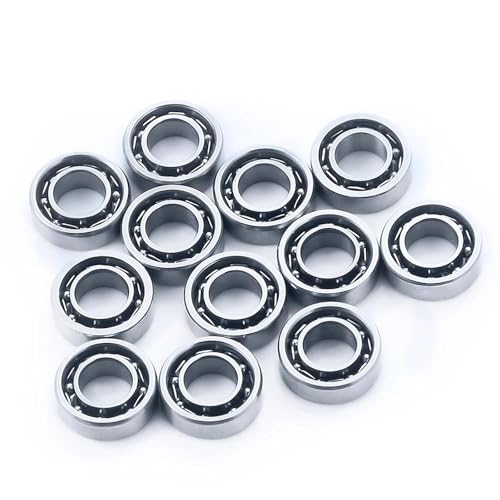 Double Rubber Seal for WPL C14 C24 C34 C44 for MN D90 for MN-90 MN99S rc Car Sealed Bearings Upgrade Parts 12PCS Ball Bearing Set