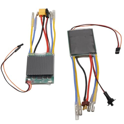 2-4S 40A Dual-Channel Bidirectional Brushed ESC for Differential Drive Boats RC Model Dual Motor Electronic Speed Controller - color: 40a Xt60 Plug