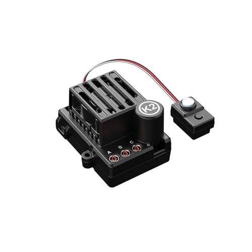 HYPER GO E45K2 RC Car Accessories Brushless Motor Electric Speed Controller 45A Smart 2S/3S ESC with Heatsink, Spare Parts Radio Control Vehicle Speed Controls for H14BM V3