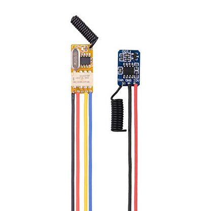 3.7-12V Wireless Remote Control Switch Mini Small PCB 433mhz RF Transmitter,3V -12V Battery Power Circuit Micro Controller for DIY