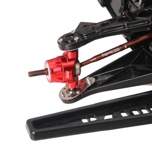 KYX Racing Aluminum Front Steering Knuckles Upgrades Parts Accessories for 1/10 Rc Crawler Tamiya Hotshot II