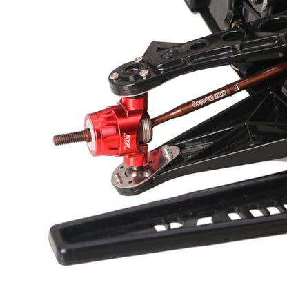 KYX Racing Aluminum Front Steering Knuckles Upgrades Parts Accessories for 1/10 Rc Crawler Tamiya Hotshot II