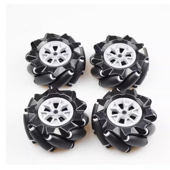 RC Stunt Car Replacement Wheels Set of 4, Durable Spare Tires for Kids Remote Control Toy Vehicle, Easy-Install Wheel Kit Repair Accessories, Black - color: Black & Replacement Wheels
