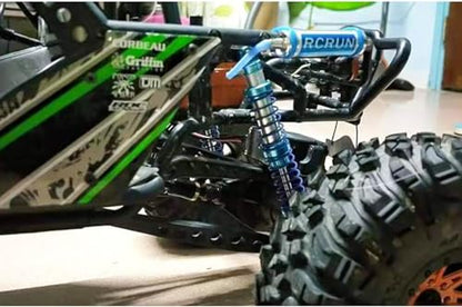 Adjustable Oil Piggyback Shock Absorber 70-123mm with Remote Reservoir for 1/10 RC Crawler Axial SCX10 Wraith CAPRA RR10 TRX4 (96mm 2pcs) - color: 96mm 2pcs