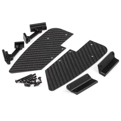 Carbon Fiber Boat Sliders Standard Sliders ESC Tray for RC Crawler 1/10 LCG Chassis Rails Power Wagon Cab Gspeed V3 V4 FS G-Shot (Boat Sliders A)