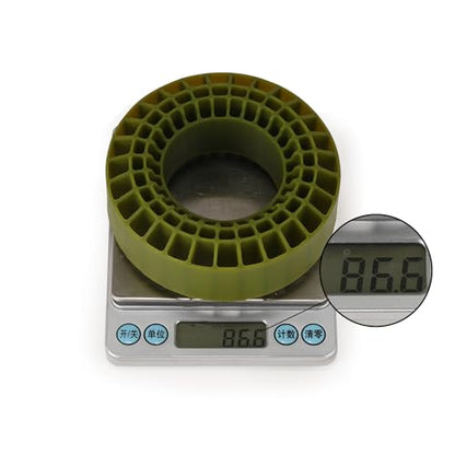 1.9 Inch Silicone Rubber Insert Foam Fit for 118-122mm 4.75" OD 1.9" Wheel Tires Inserts for 1/10 RC Crawler Accessories (Green) - color: Green