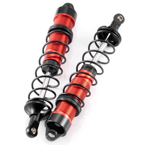 RC Car Front & Rear Shocks Set Adjustable Shocks Compatible with 1/8 Arrma Typhoon 6S Redcat FS/ZD Racing Buggy Truggy Replacement Parts (Rear) - style: Rear